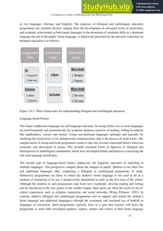 A COMPARATIVE STUDY ON BILINGUALISM AND MULTILINGUALISM | PDF