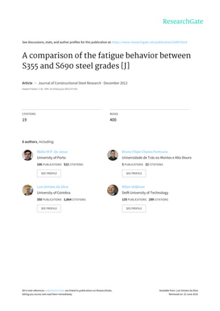 A comparison of the fatigue behavior between S355 and S690 steel grades.pdf