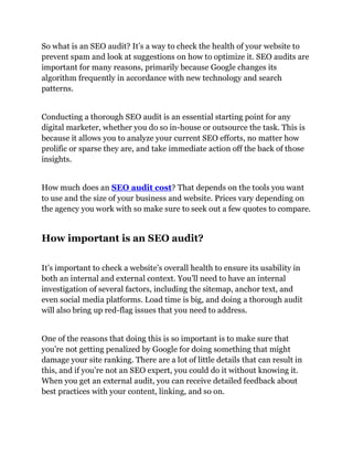 A Complete Guide - How To Do Seo Audit.pdf