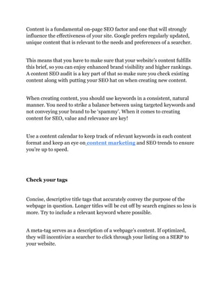 A Complete Guide - How To Do Seo Audit.pdf
