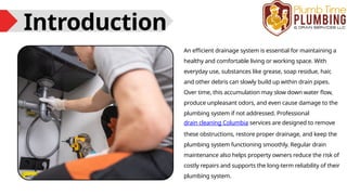 A complete guide about drain cleaning Columbia | PPTX