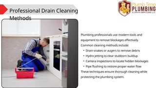 A complete guide about drain cleaning Columbia | PPTX