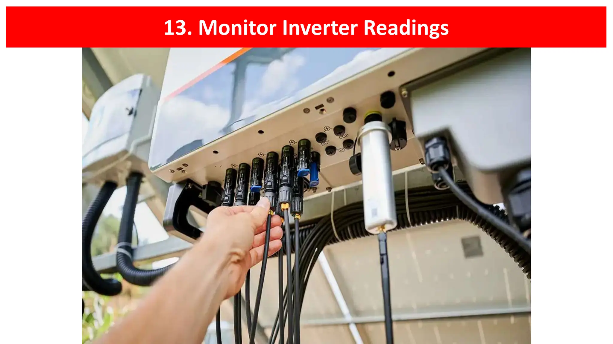 13. Monitor Inverter Readings