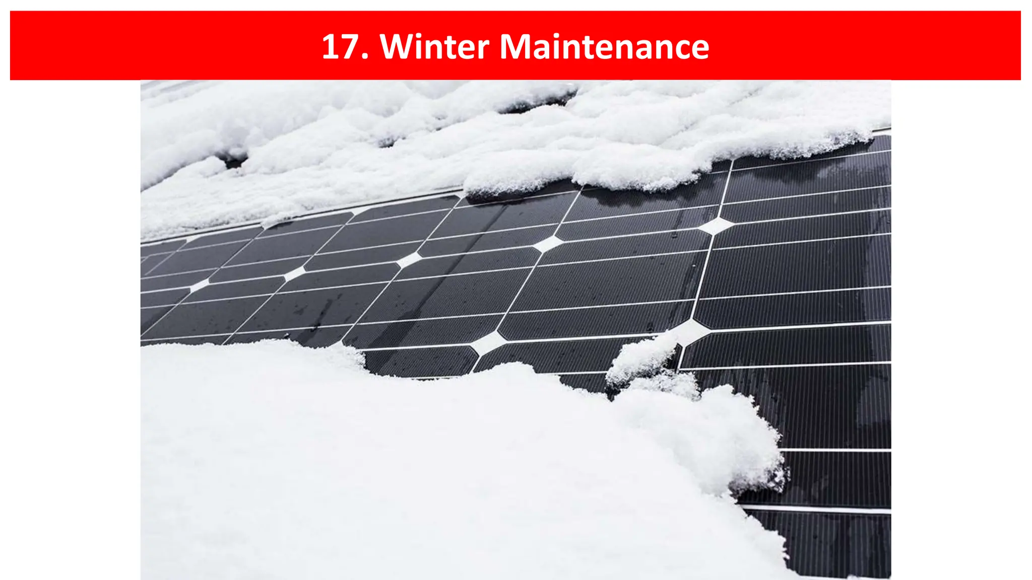 17. Winter Maintenance