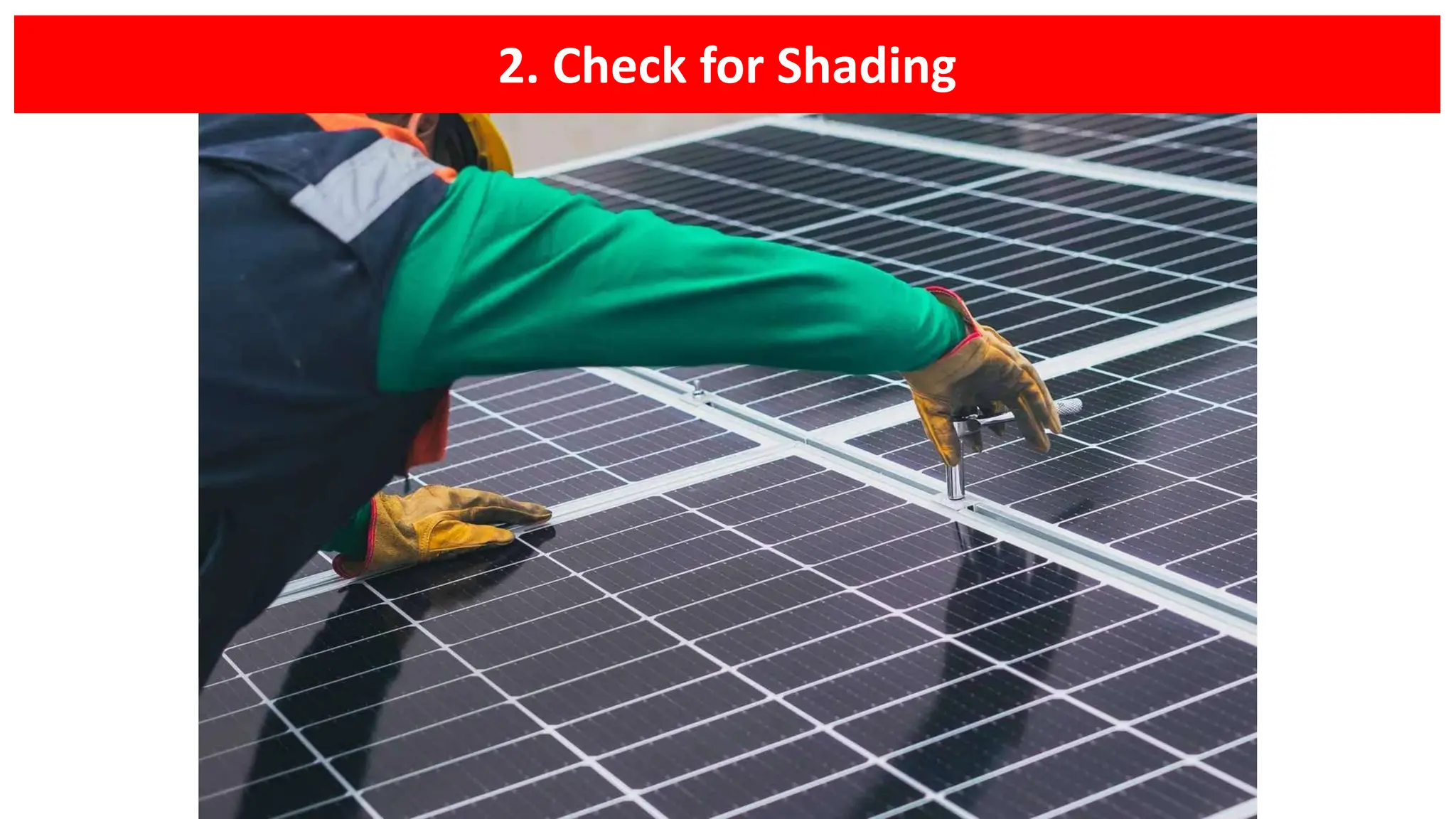 2. Check for Shading