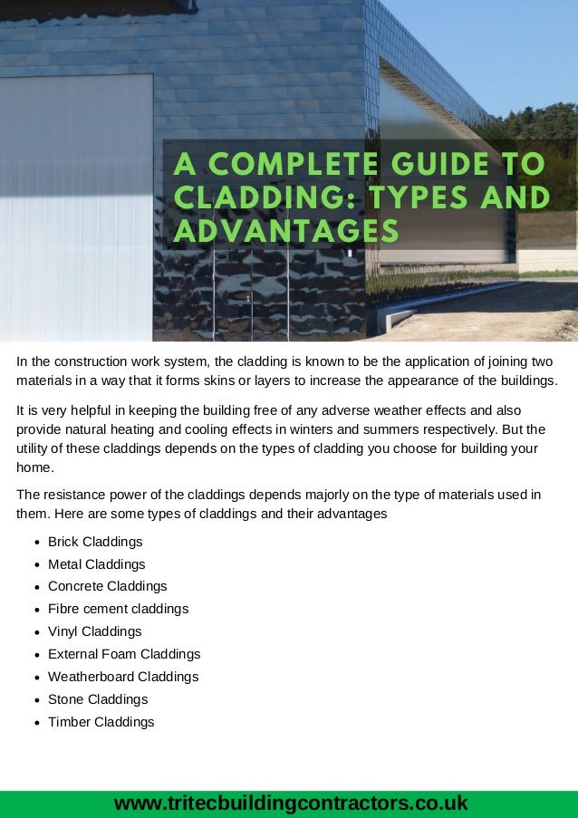 A complete guide to cladding types and advantages