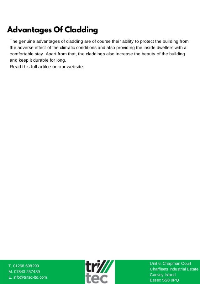 A complete guide to cladding types and advantages