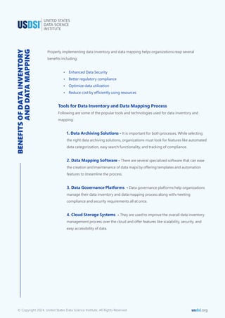 Privacy Data Inventory A Complete Guide to Data Inventory and Data Mapping | PDF