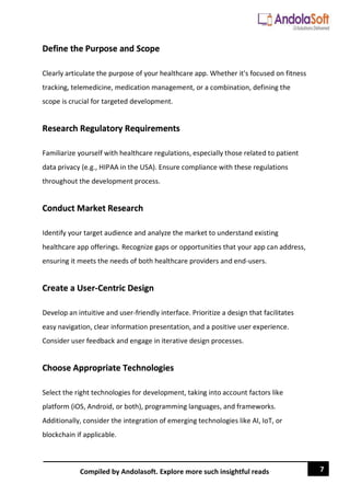 A Complete Guide to Developing Healthcare App PDF