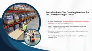 A Complete Guide to Finding 3PL Warehousing & Distribution Companies in ...