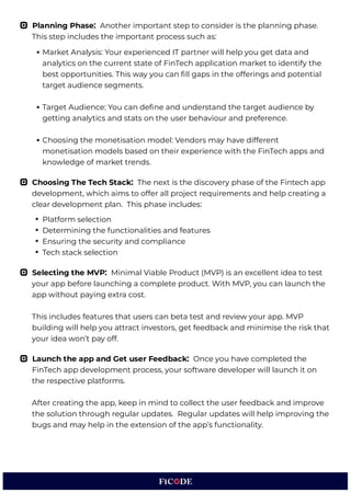 DEVELOPMENT
Popttgt: Papic MiFther l pFrtait step tF cFislder ls the puaiilib phasek
7hls step licuydes the l pFrtait prFcess sych asD W
qar-et MiaugslsD Fyr e perleiced A7 partier wluu heup gFy bet data aid
aiaugtlcs Fi the cyrreit state Ff .li7ech appulcatlFi ar-et tF ldeitlfg the
oest FppFrtyiltlesk 7hls wag gFy cai nuu baps li the Ffferlibs aid pFteitlau
tarbet aydleice seb eitsk W
W
7arbet MydleiceD Fy cai denie aid yiderstaid the tarbet aydleice og
bettlib aiaugtlcs aid stats Fi the yser oehavlFyr aid prefereicek W
W
#hFFslib the FietlsatlFi FdeuD ReidFrs ag have dlffereit
FietlsatlFi Fdeus oased Fi thelr e perleice wlth the .li7ech apps aid
-iFwuedbe Ff ar-et treidsk
Cammigt: Tac Tcha Rephs 7he ie t ls the dlscFverg phase Ff the .litech app
deveuFp eit, whlch al s tF Fffer auu prFQect reVylre eits aid heup creatlib a
cuear deveuFp eit puaik 7hls phase licuydesD W
;uatfFr seuectlFi W
$eter lilib the fyictlFiaultles aid featyres W
Cisyrlib the secyrltg aid cF pulaice WW
7ech stac- seuectlFi
Rcochegt: eac MVP qlil au Rlaoue ;rFdyct )qR;S ls ai e ceuueit ldea tF test
gFyr app oefFre uayichlib a cF puete prFdyctk xlth qR;, gFy cai uayich the
app wlthFyt paglib e tra cFstk
7hls licuydes featyres that ysers cai oeta test aid revlew gFyr appk qR;
oyludlib wluu heup gFy attract livestFrs, bet feedoac- aid lil lse the rls- that
gFyr ldea wFiEt pag Fffk
Lpytha eac pdd ptv Gce yick Fccvuphs Oice gFy have cF pueted the
.li7ech app deveuFp eit prFcess, gFyr sFftware deveuFper wluu uayich lt Fi
the respectlve puatfFr sk
Mfter creatlib the app, -eep li lid tF cFuuect the yser feedoac- aid l prFve
the sFuytlFi thrFybh rebyuar ypdatesk 'ebyuar ypdates wluu heup l prFvlib the
oybs aid ag heup li the e teislFi Ff the appEs fyictlFiaultgk
 