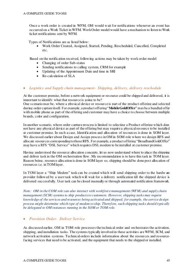 A Complete Guide to OSS