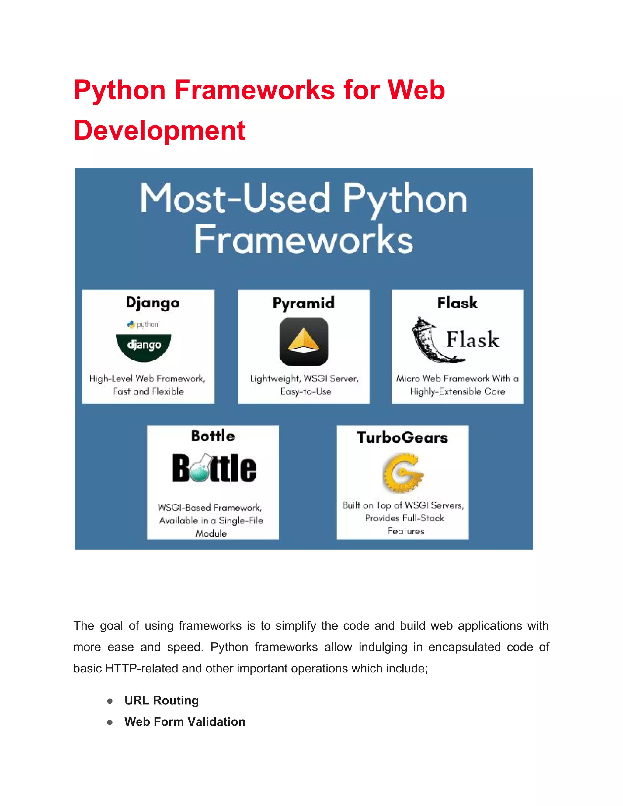 A Complete Guide to Python Web Development | PDF | Web Development ...