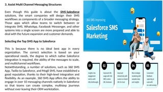 A Complete Guide to Salesforce SMS Integrations Build Scalable ...