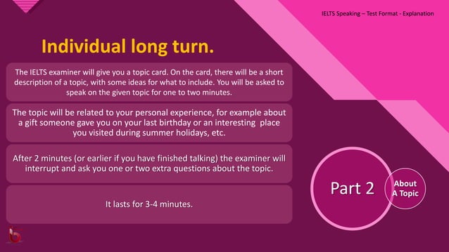 A Complete Guide to the IELTS Speaking Test | PPT