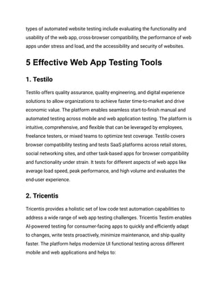 A Complete Guide to Web App Testing.pdf file | PDF