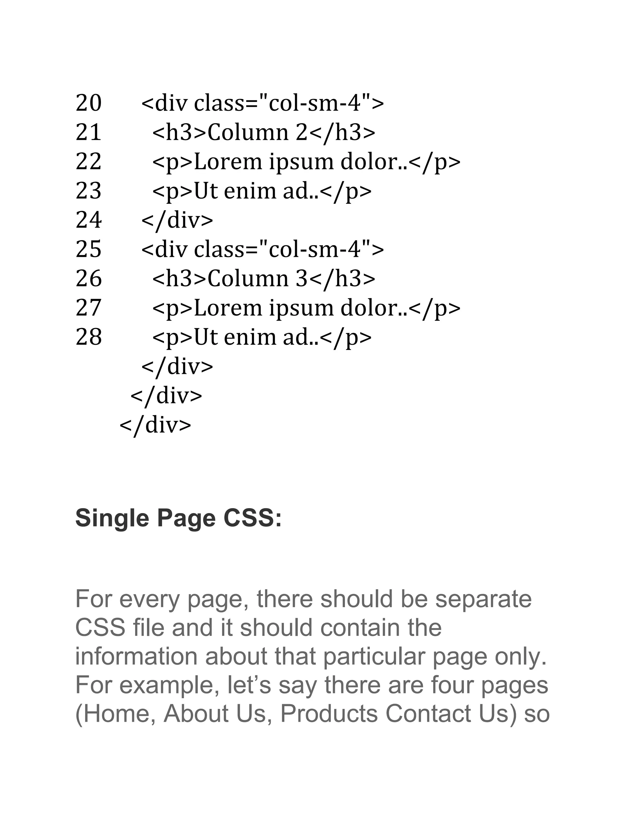 A complete html and css guidelines for beginners | PDF