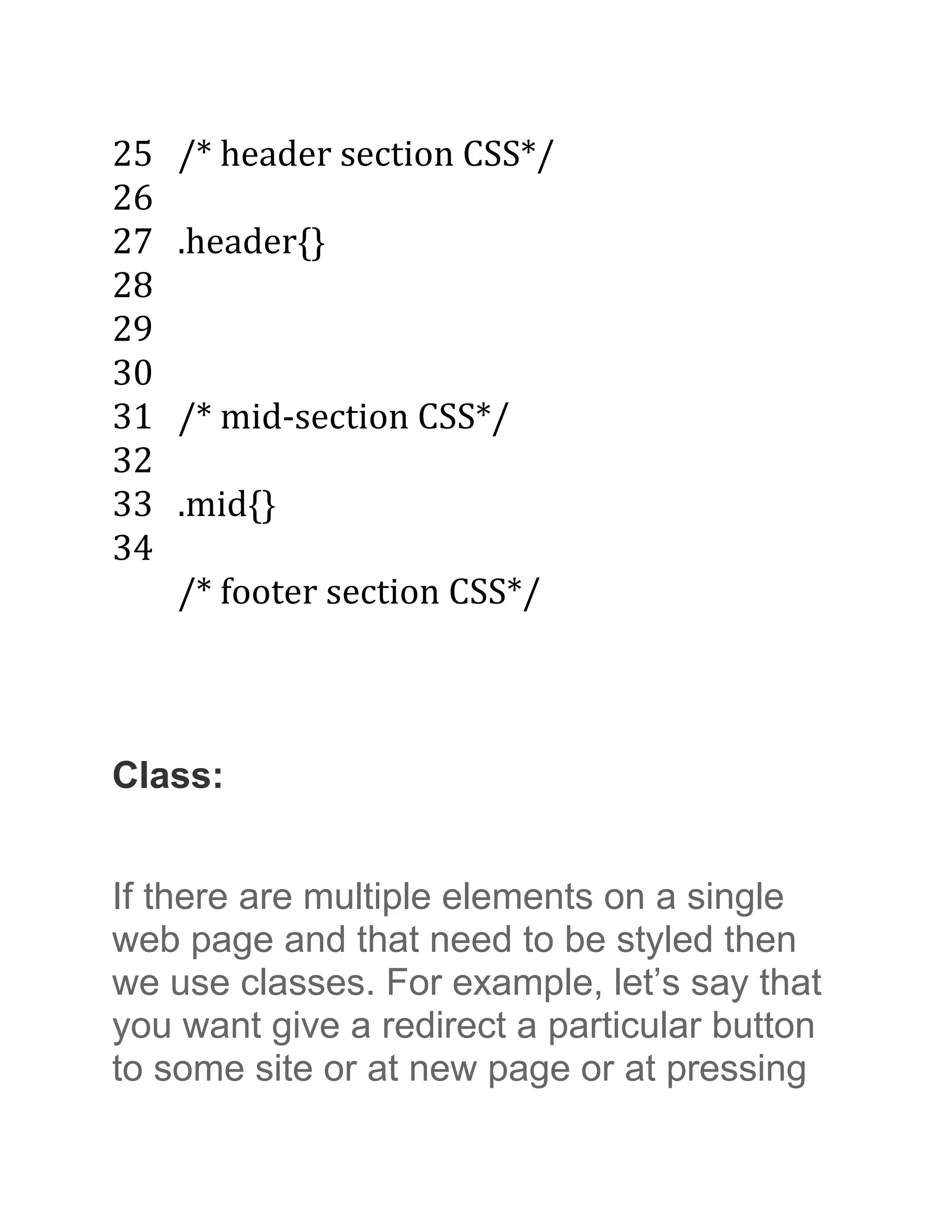A complete html and css guidelines for beginners | PDF