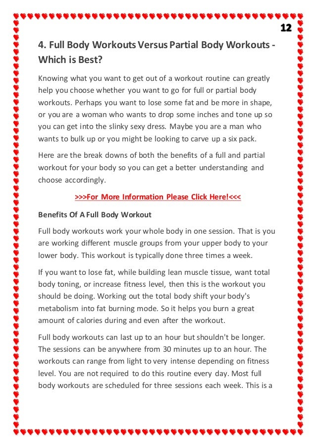 at home full body workout