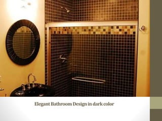 ElegantBathroomDesignindarkcolor