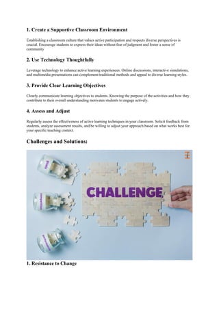 Challengesactive Learning Active Learning Techniques: Overview, Benefits, Implementation And ...