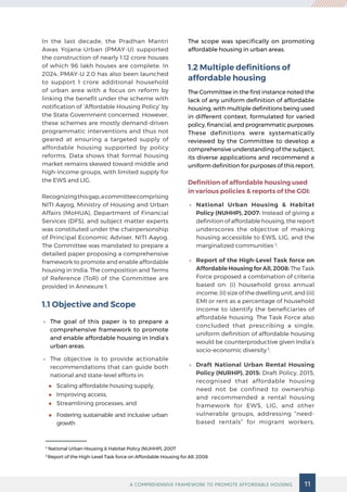 A Comprehensive Framework to Promote Affordable Housing in India ...