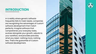 A Comprehensive Guide for Custom Software Development | PDF