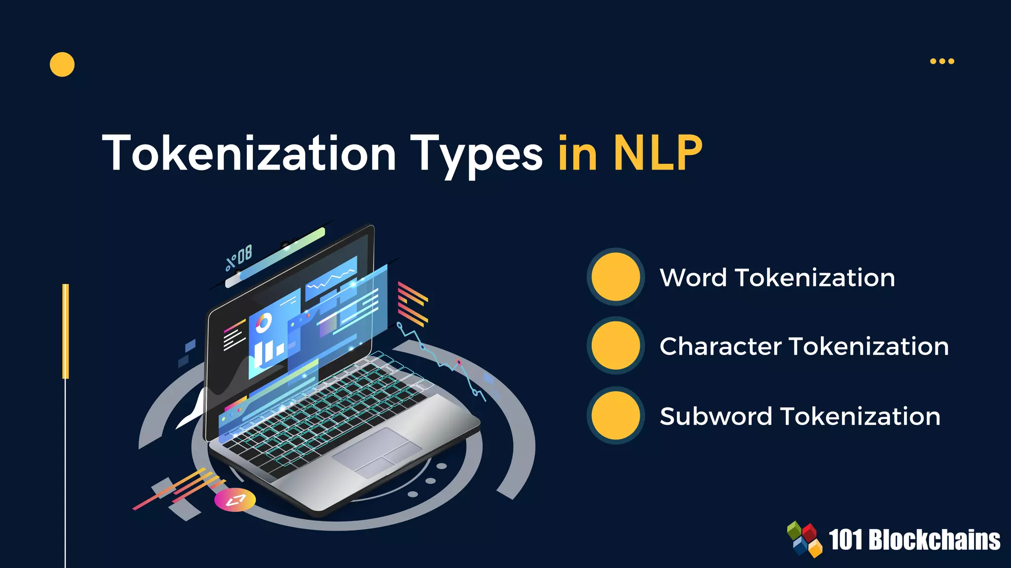 Tokenization Types in NLP
Word Tokenization
Character Tokenization
Subword Tokenization
 