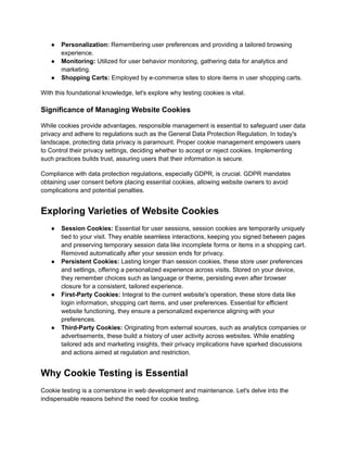 A Comprehensive Guide to Cookie Management Using HeadSpin's Cutting ...