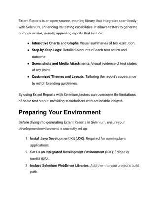 A Comprehensive Guide to Generating Extent Reports in Selenium.pdf