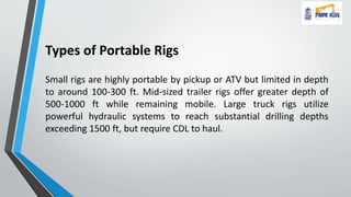 A Comprehensive Guide to Portable Water Well Drilling Machines | PPTX