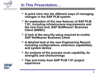 Sap Plm Module Overview A comprehensive guide to SAP PLM 7.01