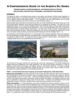 A comprehensive guide to the alberta oil sands may 2011 - revised ...