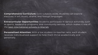 American Curriculum Program American Curriculum Guide | Manthena American School in Sharjah | PDF