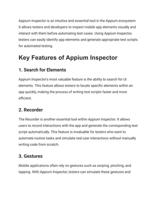 A Comprehensive Guide to Using Appium Inspector for Automated Mobile ...