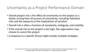 Objective Uncertainty Risk A Comprehensive Overview and Interpretation of Risk and Uncertainty in ...