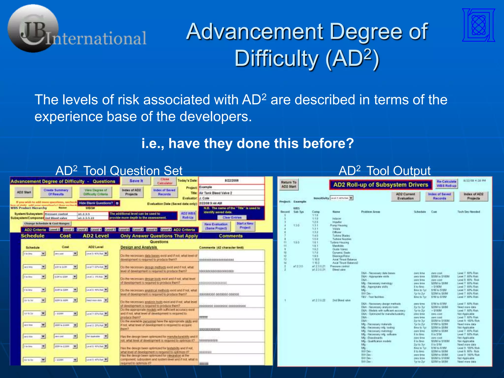 System Readiness Level (SRL) – UK Ministry of DefenseSRLs are an analysis of key outputs of an acquisition project structured in such a way as to provide an understanding of work required to mature the project.The SRL analysis is achieved using a matrix to capture the results of a comprehensive set of questions centered around System Engineering Drivers (SEDs) and selected systems disciplines (i.e., Training, Safety and Environment, etc.) and understand how they should mature over time. The  SRL analysis employs TRL analyses  to provide a means of progressively measuring project maturity at technology, component, sub system and whole system levels.TRLsystem < TRLcomponentN.B. – Integration Readiness Levels (IRLs) & Design Readiness Levels (DRLs) were initially used but later rejected. 