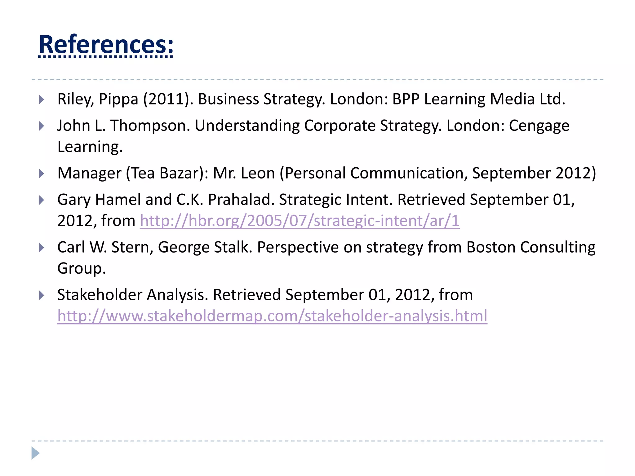 A Comprehensive Strategy Analysis | PPT