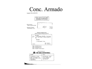 Conc. Armado
 