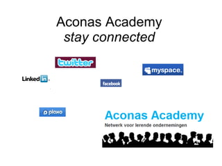 Aconas Academy stay connected 