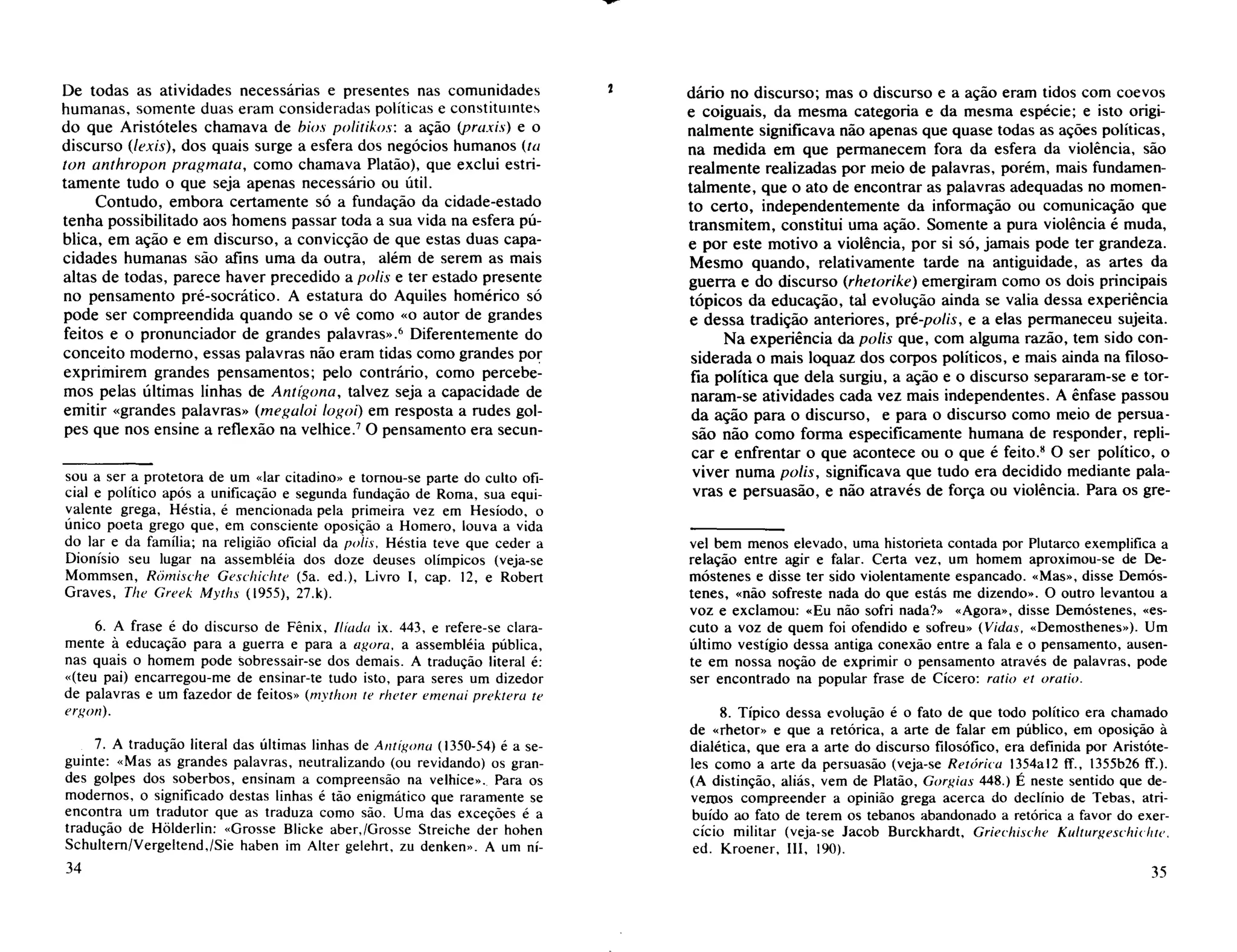 A Condição Humana - Hannah Arendt