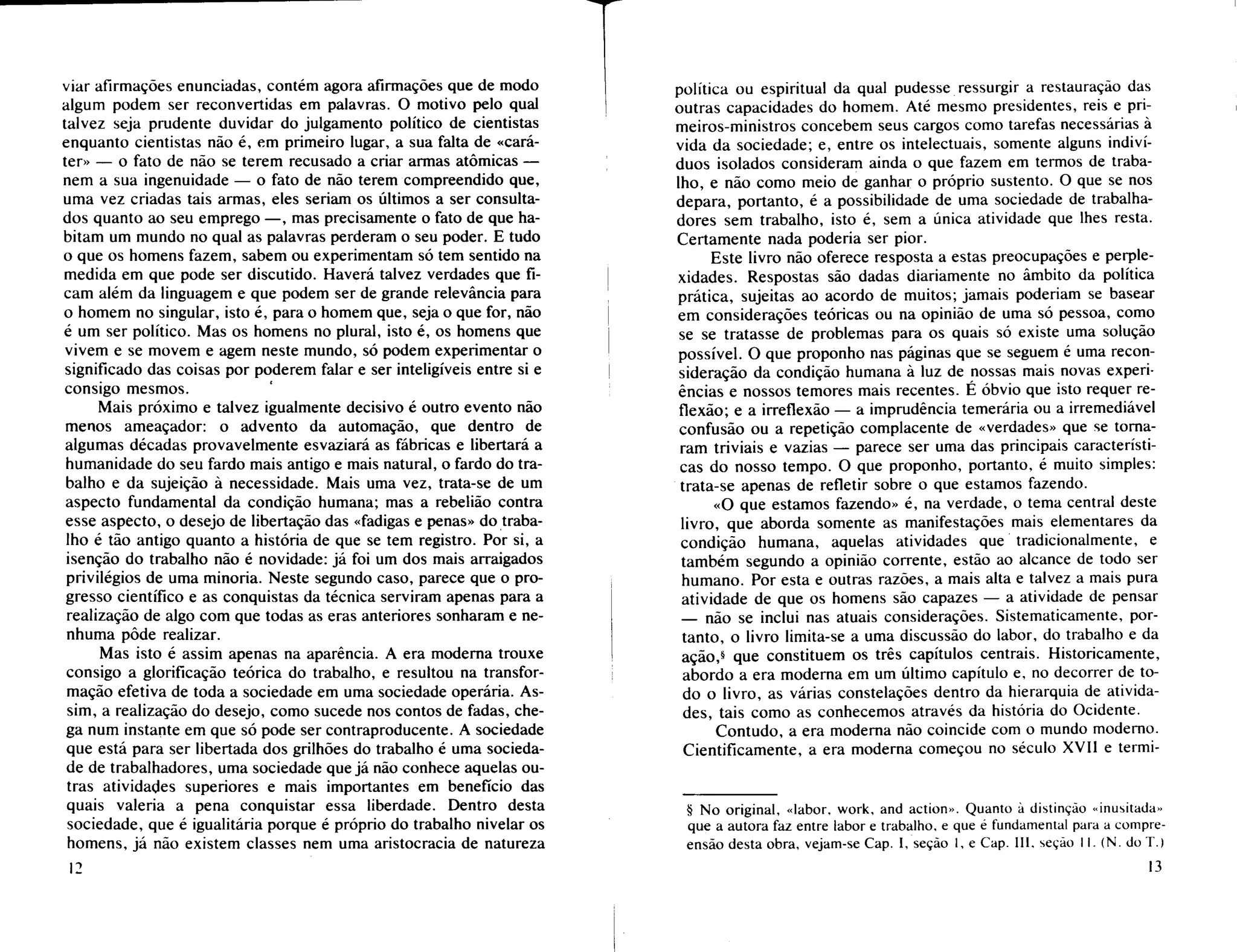 A Condição Humana - Hannah Arendt
