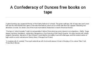a confederacy of dunces author a confederacy of dunces author