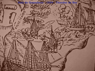 Baía de Guanabara - 1554 - Theodor de Bry 