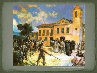 1640 - Um forte armada luso-espanhola, comandada pelo Conde da Torre, falhou em sua intenção de desembarcar em Pernambuco e sofreu uma derrota estratégica ante a armada holandesa.  1641 - Firmado um Tratado de Aliança Defensiva e Ofensiva entre Portugal e a República Holandesa, porém o tratado não é cumprido por ambas as partes e em consequência não tem efeito nas colônias portuguesas sob domínio neerlandês no Brasil e na África.