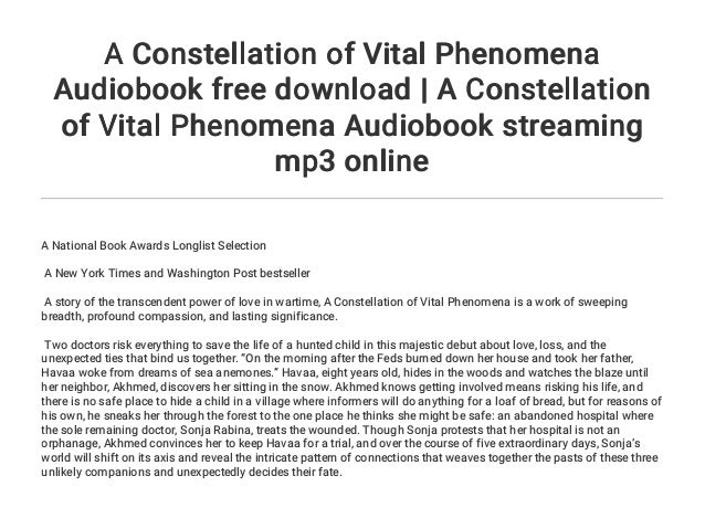 a constellation of vital phenomena movie