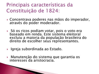 A constituição de 1824 - Prof. Altair Aguilar | PPTX