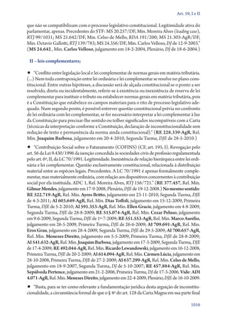 A constituição e o supremo