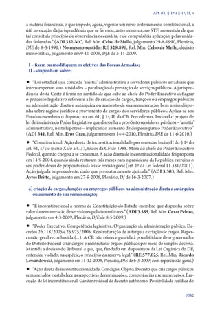 A constituição e o supremo