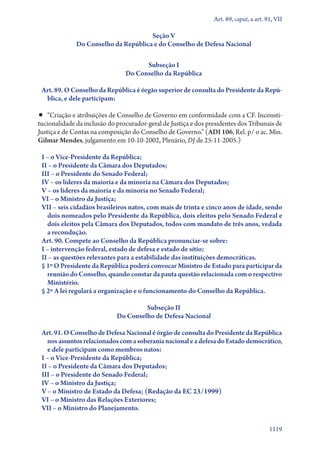 A constituição e o supremo